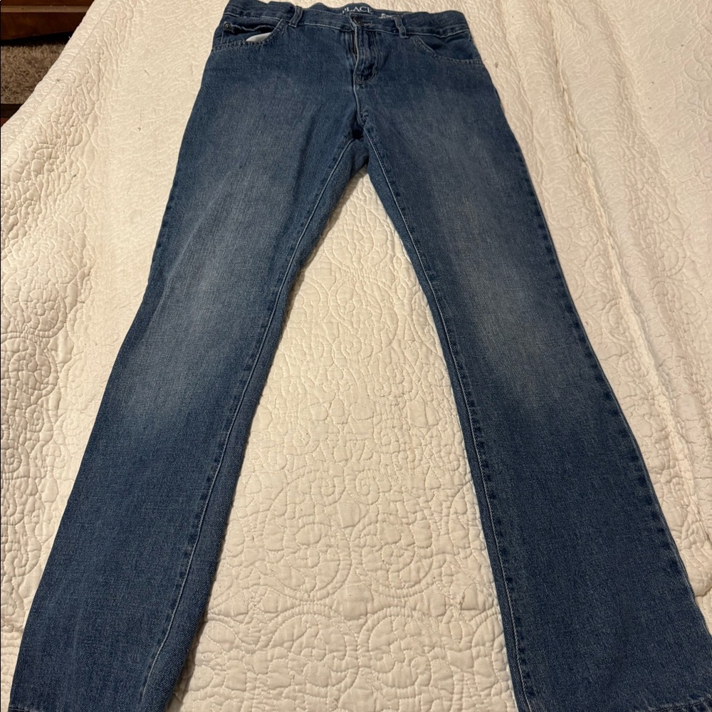 Straight leg jeans
